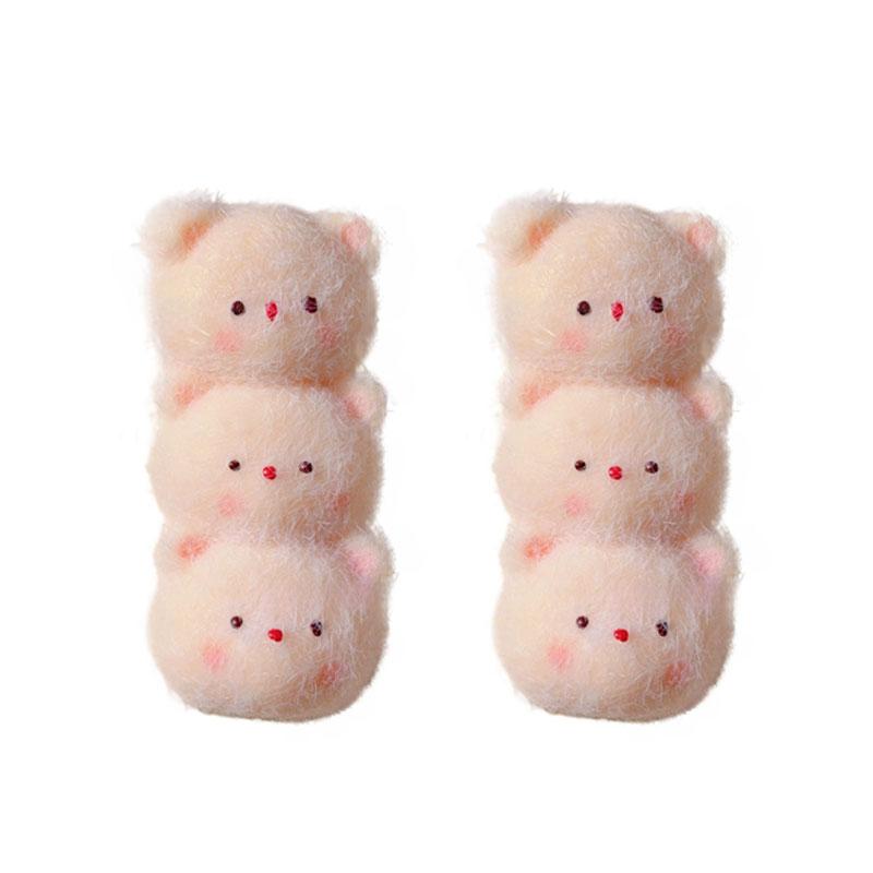 Kawaii Plush Bear Squeeze Toy Ooze Low Rebound Relief Stress Fingertip Decompression Toys Birthday Party Soft Squishy Gifts