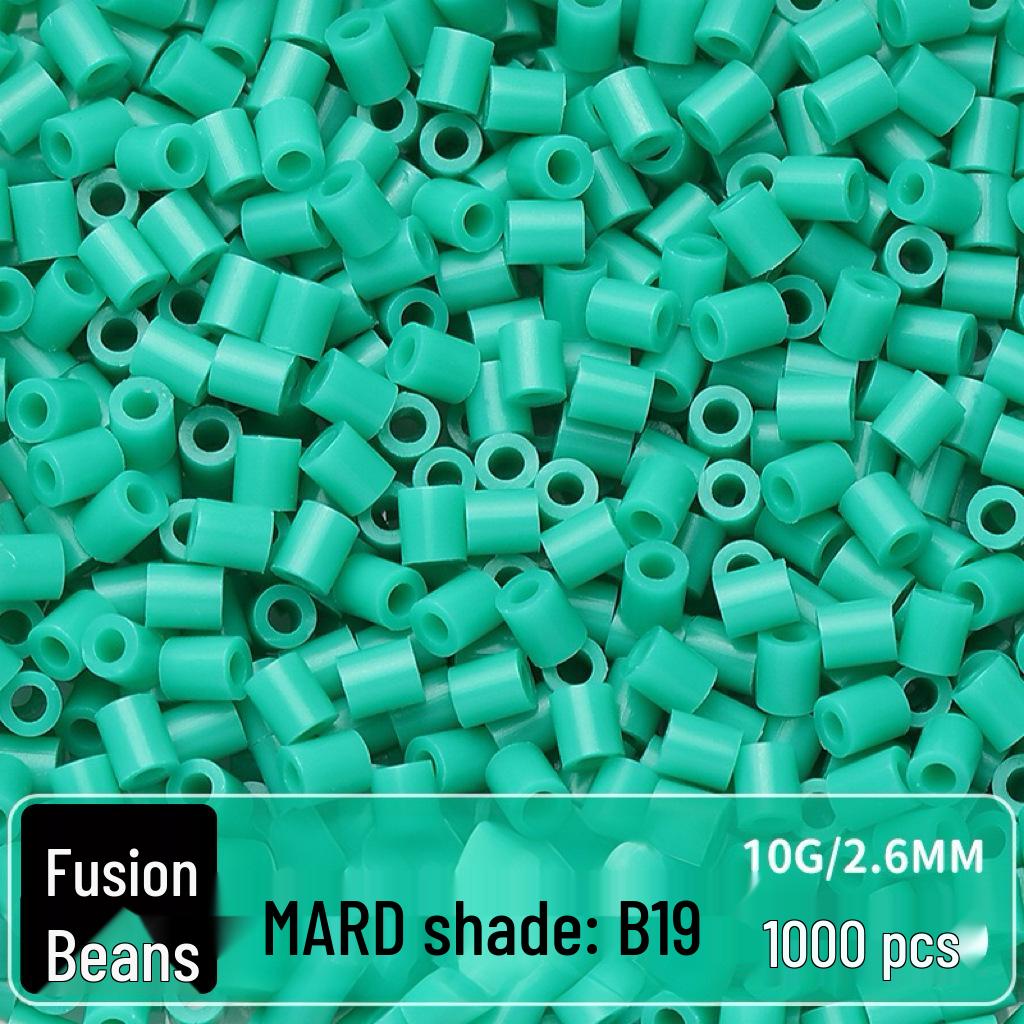 Confezione di Ricarica Perline Termofusibili da 264 Colori - 1000 Perline, 2,6 MM, Materiali per Puzzle 3D Fai da Te