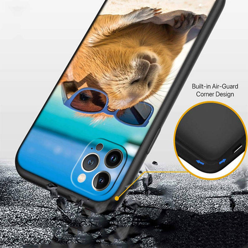 IR4 Capybara Cute Shell for Samsung Note 20 10 S25 Plus Ultra Lite A51 A52 A53 A71 A72 A73 M20 M30 M21 M31 M51 A11 A70 A56 A26