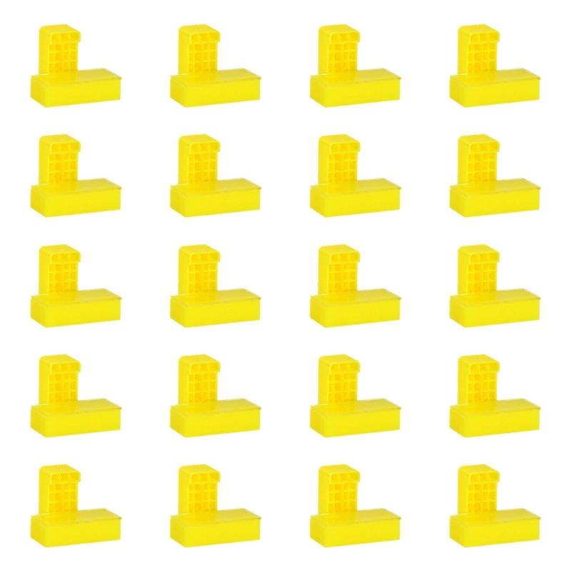 

20pcs Precise Wall Tile Alignment Clips Tile Edge Fixer For Seamless Corner Leveling And Edge Positioning PP Build 1