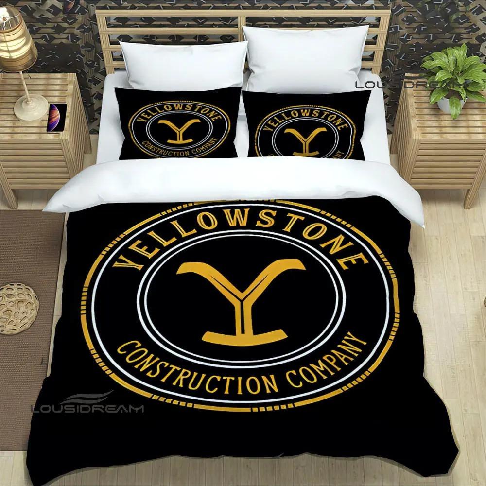 Set Biancheria da Letto Stampati del Film Yellowstone set squisito di biancheria da letto copripiumino set copripiumino set biancheria da letto lusso regalo di compleanno