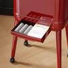 Trash Can Kitchen Large Capacity with Lid Press-type No Bend Over Movable Bathroom Living Room Trash Can
