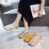 Baotou half slippers women's outer wear 2025 new summer flat-bottomed lazy one-pedal soft-soled Birkencool slippers