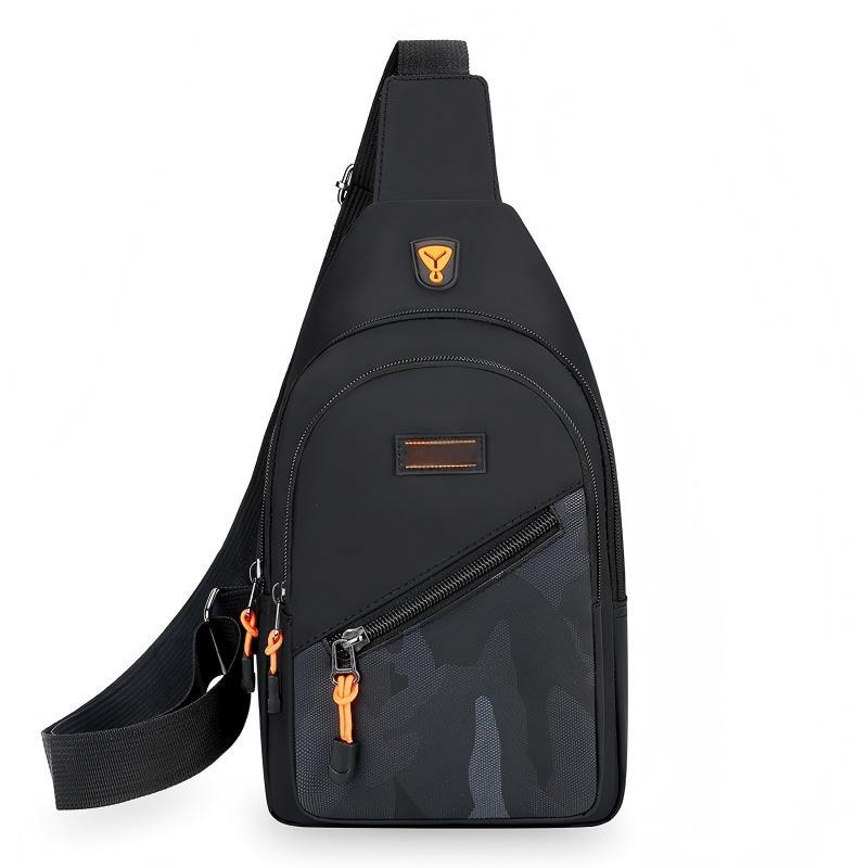 Мужская портативная многослойная нагрудная сумка