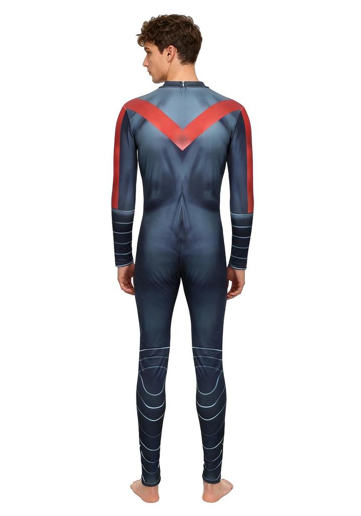 European & American Nightwing Adult Cosplay Jumpsuit Halloween Bodysuit