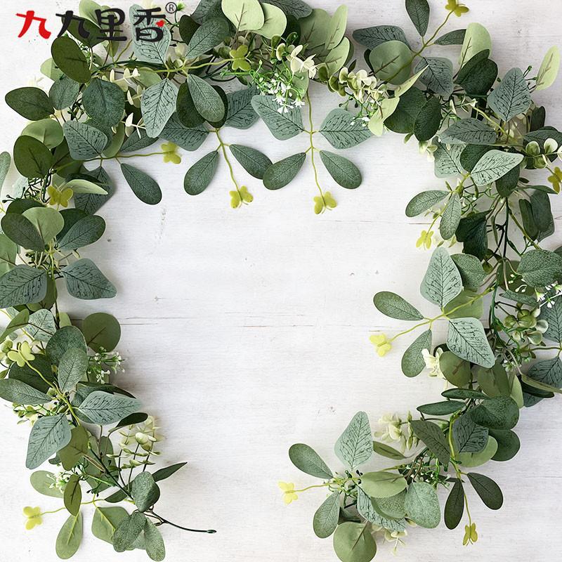 

Американская весна 180 см Шифрование имитация эвкалиптовой лозы зеленая эвкалиптовая лиана лоза бабочка лиана