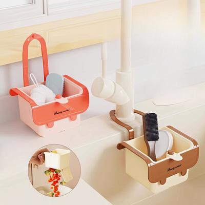 Wall-mounted Sink Draining BasketKitchen Faucet Multi-functional Separation Cleaning Water Filter Basket