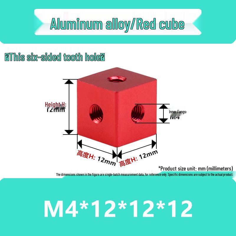 Aluminum Alloy Hex Nut Acrylic Connector Cap