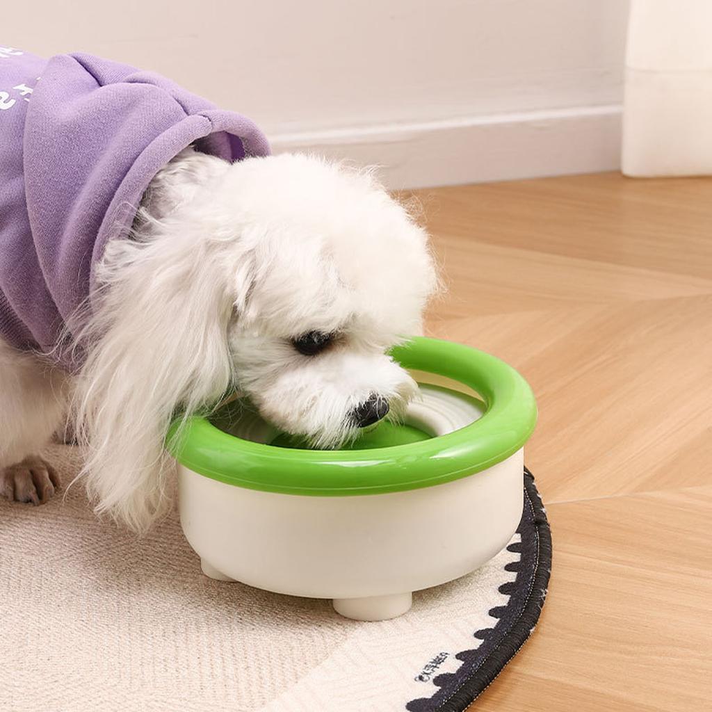 Dog Water Bowl, Non-Wet Mouth Floating Pet Water Dispenser, Suspended Dog Water Basin for Fresh Drinking
