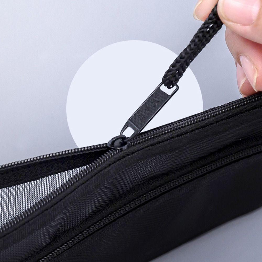 Large Capacity Stationery Pouch Zipper Stationery Holder Bag Simple Storage Bag Student