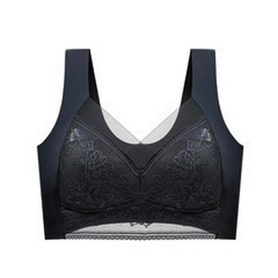 Seamless Summer Lace Back Women's Underwear - Soft, Wireless, and Beautifully Gathered