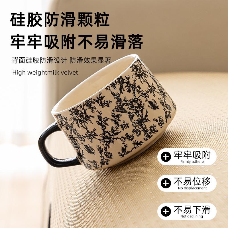 Universal Four-Season Special-Shaped Sofa Cushion Chenier Non-Slip Leather Sofa Cushion Light Luxury High-End Cover Cloth Towel Simple