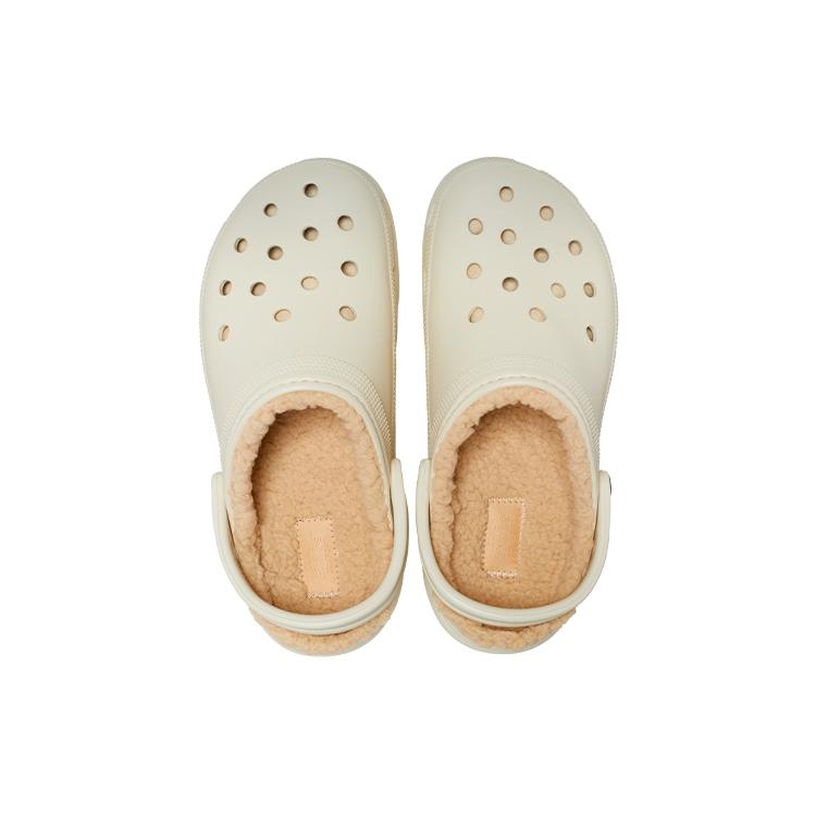 Crocs Classic Platform Lined Clog 'Bone' Women's 207938-2Y2