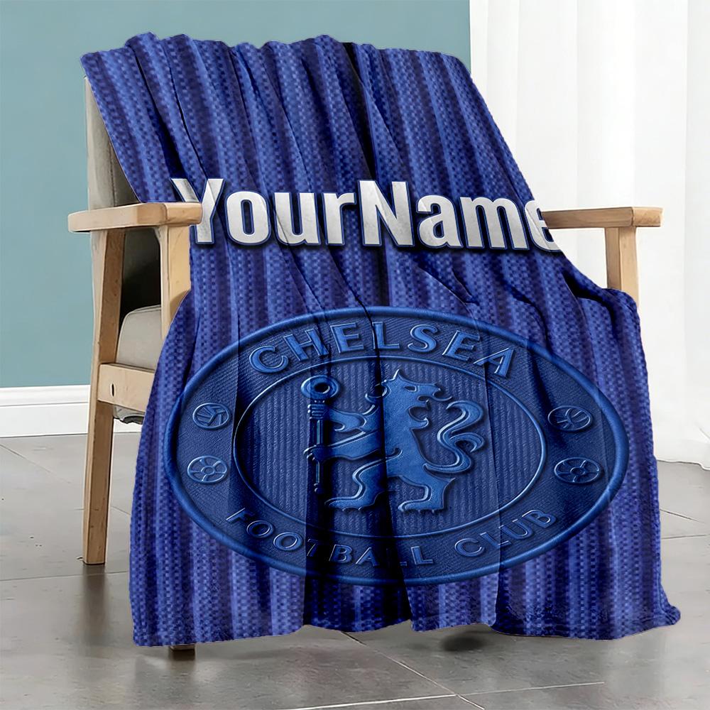 Chelsea Personalized Name Blanket Cozy Personalized Blanket Soft Warm Cozy for Bed Office Chair Sofa Livingroom Four Seasons Universal