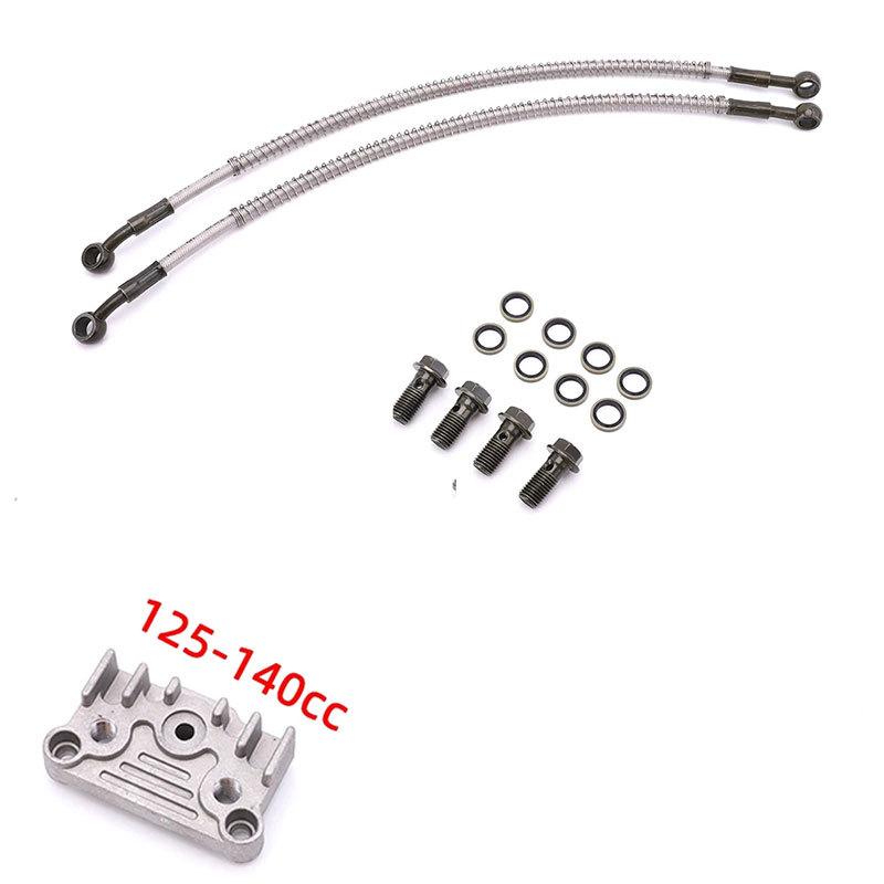 Oil Cooling Cooler Radiator Motorcycle Oil Cooler Set For 50 70 90 110 125 140cc Dirt Bike Monkey Bike DAX Pocket Bike ATV Moto