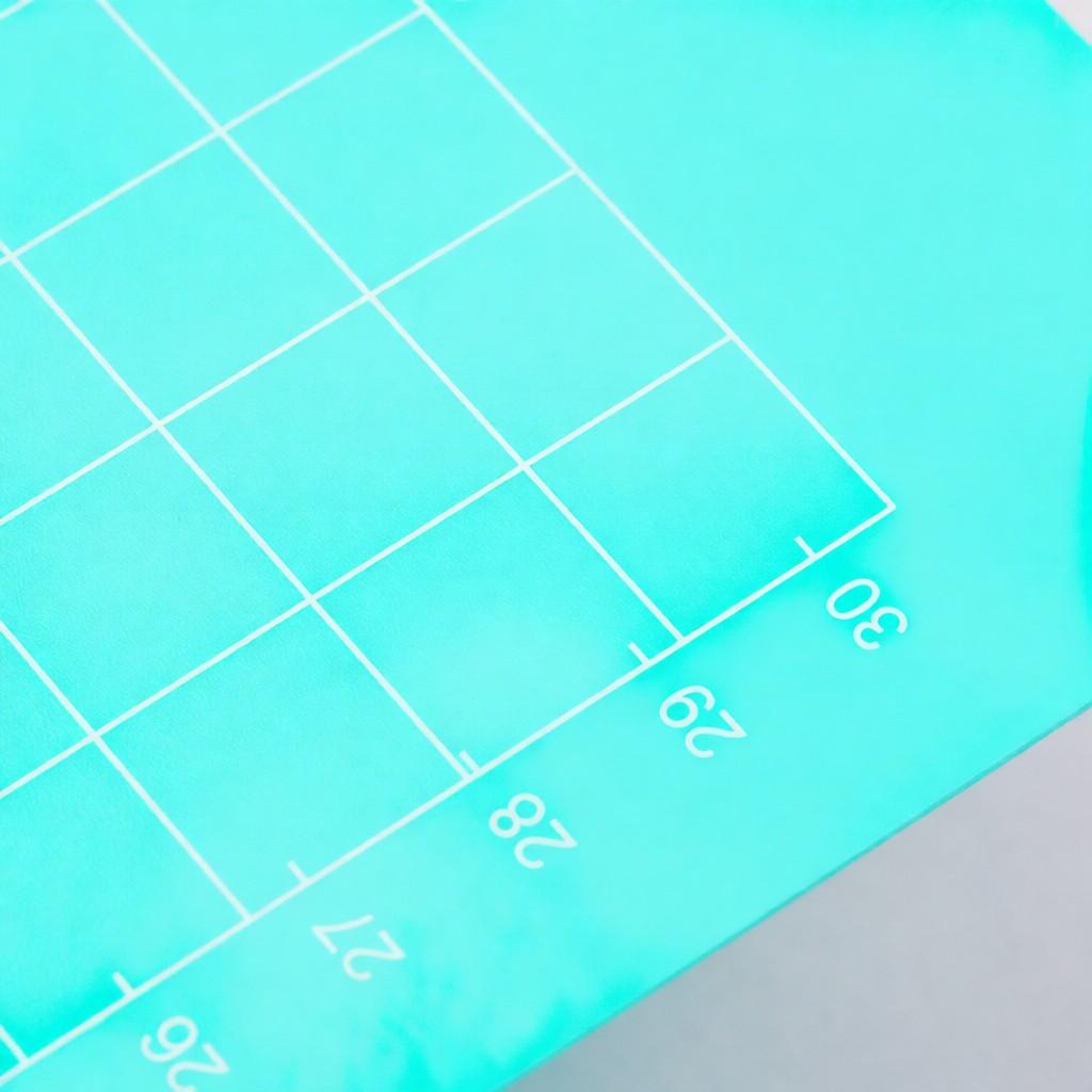 3PCS 12*4.5 Inch Replacement Cutting Mat Adhesive Non Slip Gridded Cutting Mats Compatible with Silhouette Cameo Cricut Cutting Machine Explore Plott