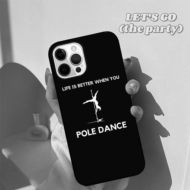 Autumu Pole Dance Dancing Fitness Phone Case Cover for iPhone 17 Air 16 16e 15 12 11 13 14 Pro Max Apple Plus Coque