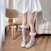 Lolita Girls Lace Ruffles Leg Warmers Women Long Socks Knitted Foot Cover Arm Warmer Y2K Spring Summer Boot Cuffs Stockings New
