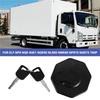 ABLZ-Car Fuel Cap With Key For ISUZU ELF NPR NQR 4HK1 8-98146010-0 8-98088982-0
