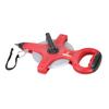 Round Disc Fiberglass Tape Measure with Yellow Shell: 30m, 50m, 100m Options