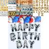Elegant 40 Inch Gold And Silver Number Foil Balloons For Kids Birthday Parties