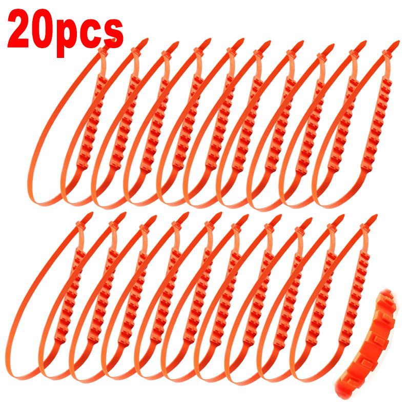 20Pcs Anti-skid Car Tyre Snow Chains Winter Outdoor Car Wheel Chains Emergency Double Grooves Anti Slip Chain Auto Accessories