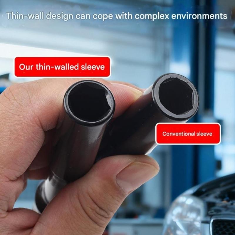 Reinforced Nut Driver Set Nut Driver for Impact Drill Deep Nut Driver Set Impact Driver Bit Set Car Repair Tool