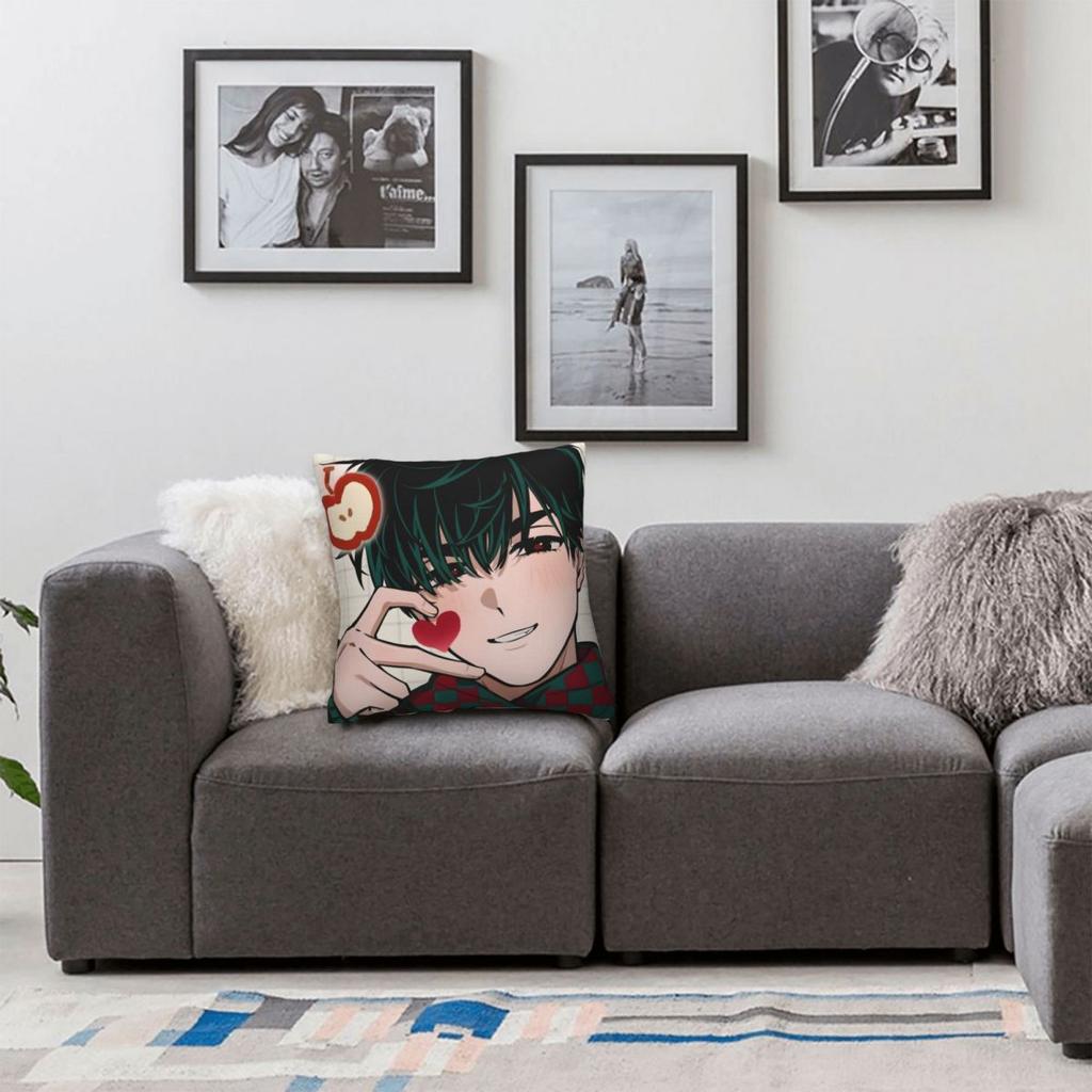 Alien Stage Anime Pillowcase Double-sided Printing Fabric Cushion Cover Decor Pillow Case Cover Bed Zippered 40X40cm