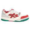 Asics Gel-Spotlyte Low V2 National Domination Trendige Lässige Low-Top Retro Basketballschuhe Unisex Sneaker Beige Rot 1203A366-100