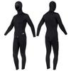 3mm Two-Piece Wetsuit with Hood for Warmth In Hunting, Snorkeling, Freediving, Surfing, and Ice Sports.