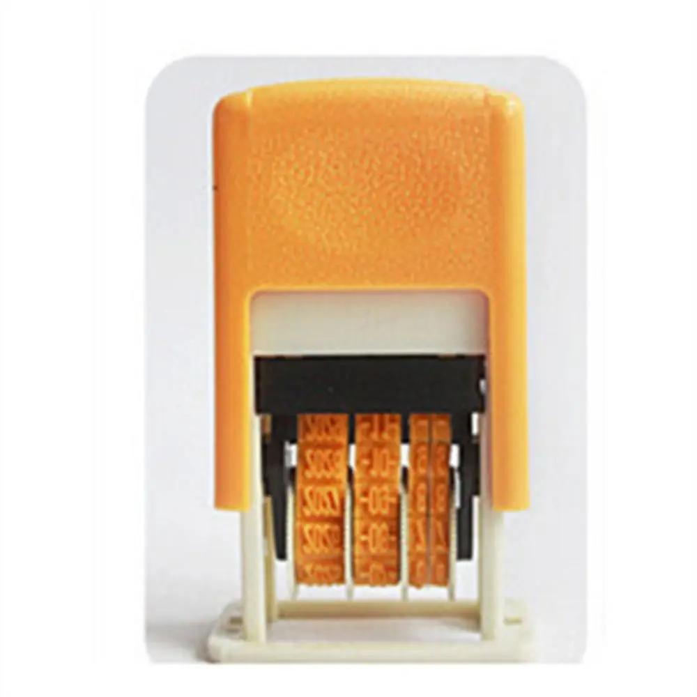 Zurück zu Tinte Selbstfärbende DIY Selbstfärbende Stempel Automatischer Tintenrücklauf Datumsstempel Datumsrad Stempelgriff Konto Stempel