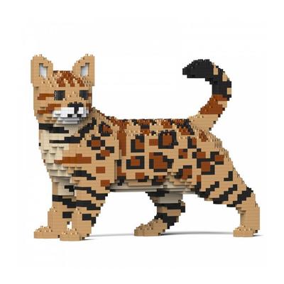 JEKCA kočičí lego, hnědé, oblíbené korejské hračky