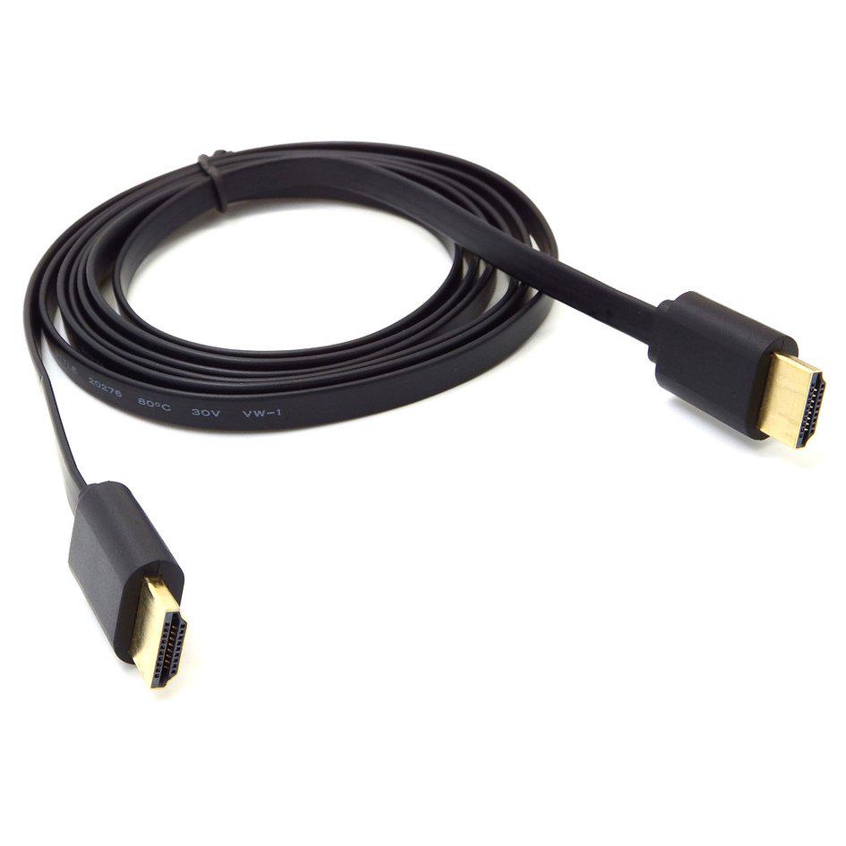 Buy 1.5M Hdmi To Hdmi Cable 1.4V 1080P 3D Flat Line MaleMale Hdmi