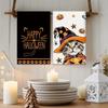2 pcs Pumpkin Halloween Dish Towels Ghost Dishcloth Durable Hand Towel  New Home Gift