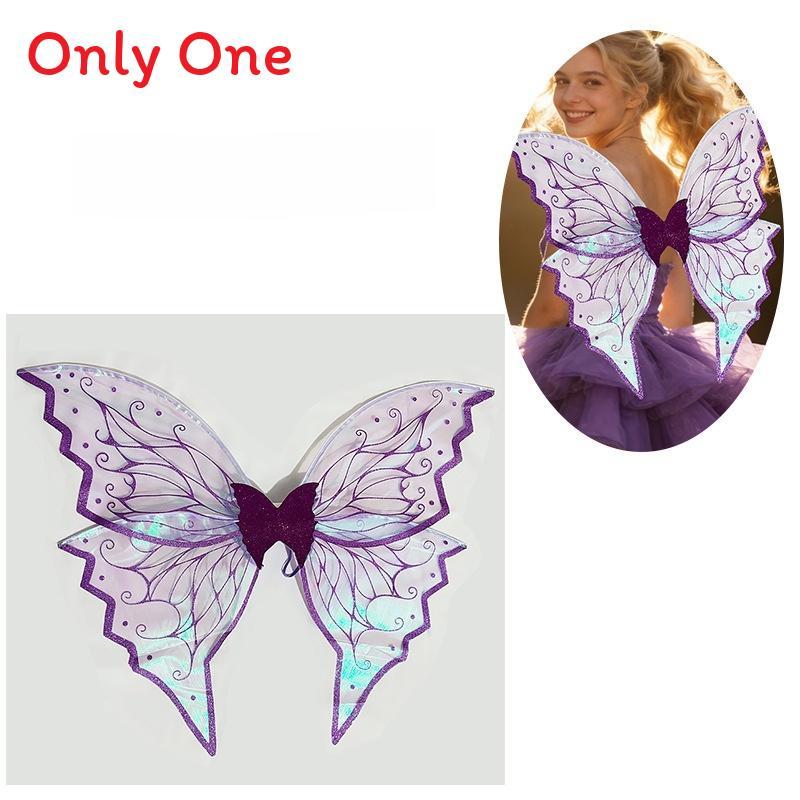 Fairy Butterfly Costume Wings For Kids Dress Up Party With Gold Detailing For Festival Celebrations
