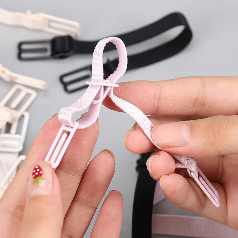 10pcs Anti-slip Invisible Bra Shoulder Straps - Women's Adjustable Buckle Underwear Lingerie Accessories