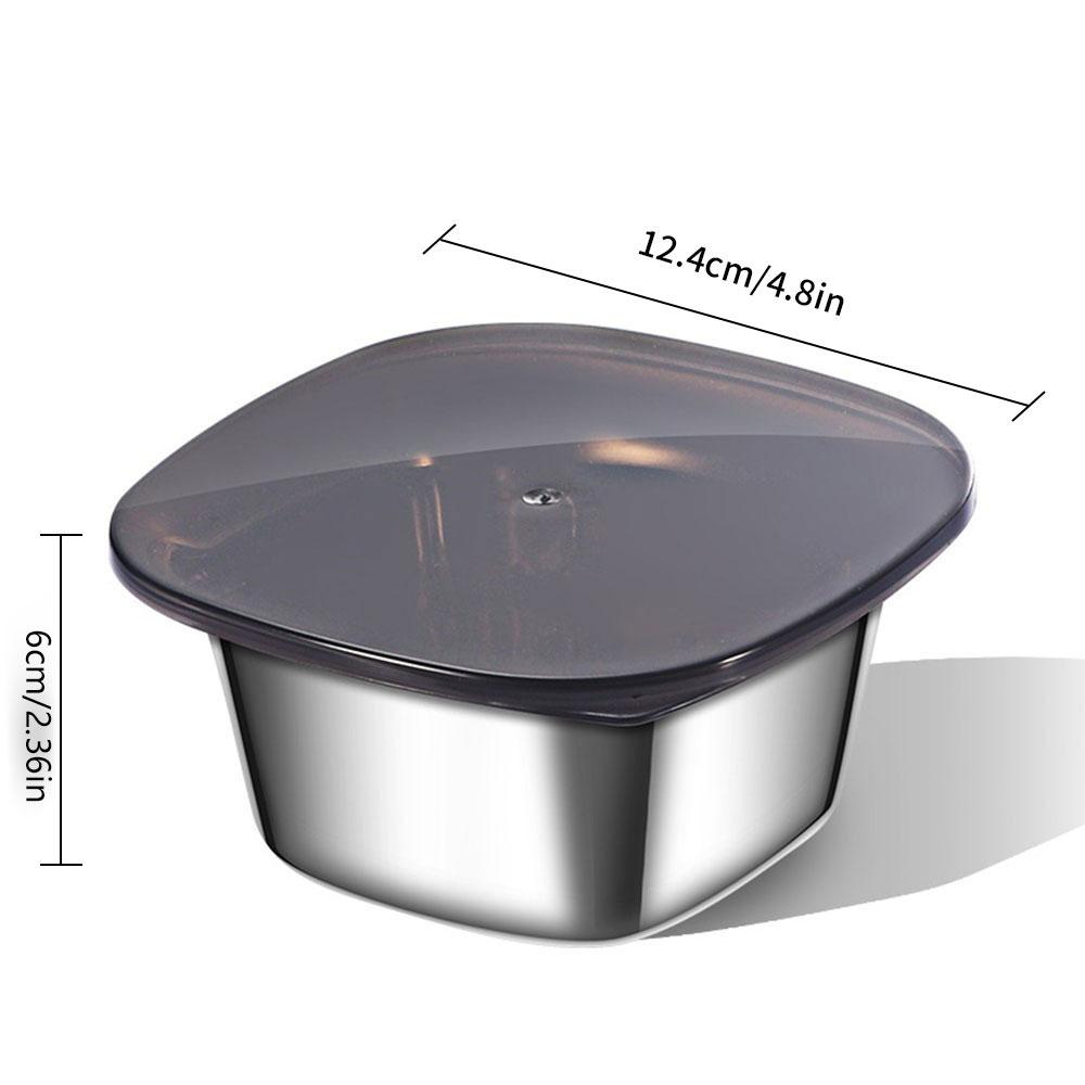 

1pc Thermal Lunch Box Stainless Steel Refrigerator Storage Box Sealed Box Household Kitchen Multi-Function Food Storage Box Fres