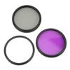 3pcsCelsiusset Multi Coated Lens Filter Kit UV CPL   Lens Filter Set for Digital Camera Accessories