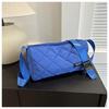 Stylish Oxford Cloth Tote Bag For Women With Quilted Design And Zipper Closure