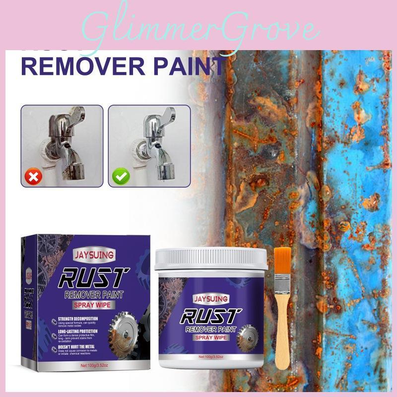 Jaysuing Rust Removing Primer For Home Faucets And Iron Gates With 100g Brush
