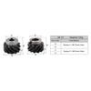 2M 3M 10T-30T High Torque 45° L/R Rotation Helical Gears Interlocking Machined Bore 180° Drive for Industrial Machinery