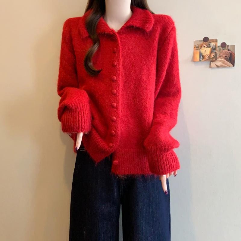 Oversized Womens Knit Sweater Winter Korean High Neck Rolled Edge Thick Warm Pullover Plus Size