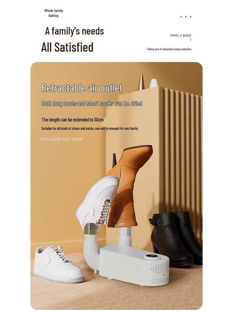 Household Smart Timer Shoe Warmer and Dryer