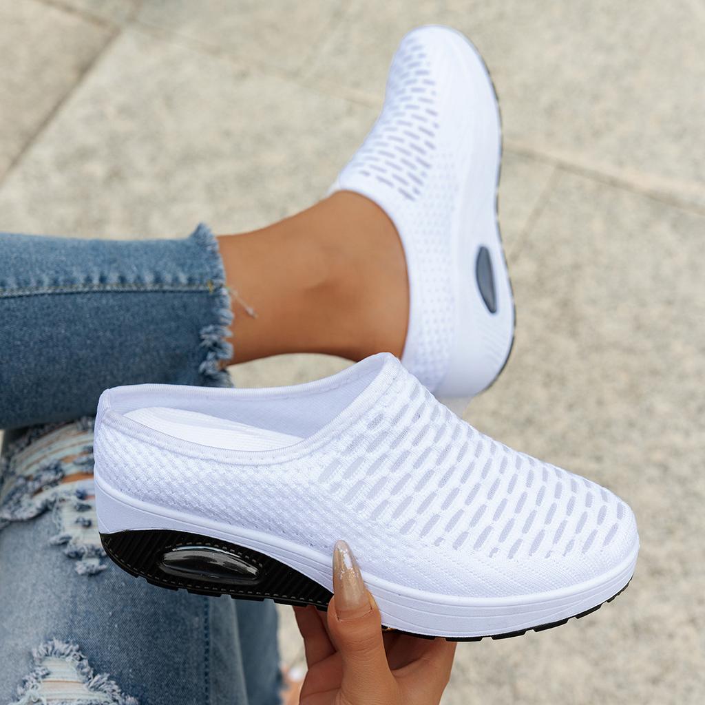 Women's Platform Sandals, Soft-bottom Anti-slip Beach Sandals, Large-sized Cushioned Slippers