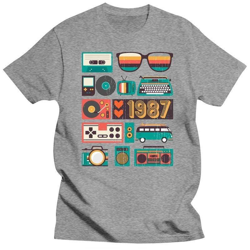 Life Begins At Thirty Legends 1987 T Shirt Born in 1987 Old Best Gift Birthday Best Fathers Day Tshirt Cotton Streetwear Tees
