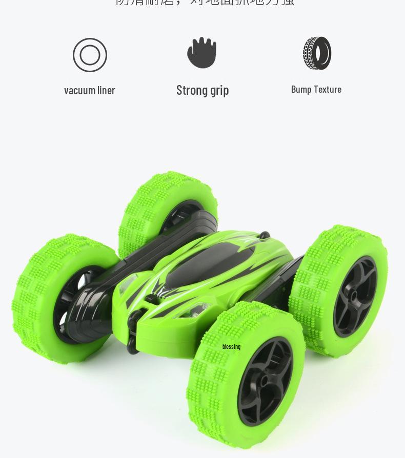 Cross-border Tumbling Double-sided Electric RC Stunt Car Toy for Kids