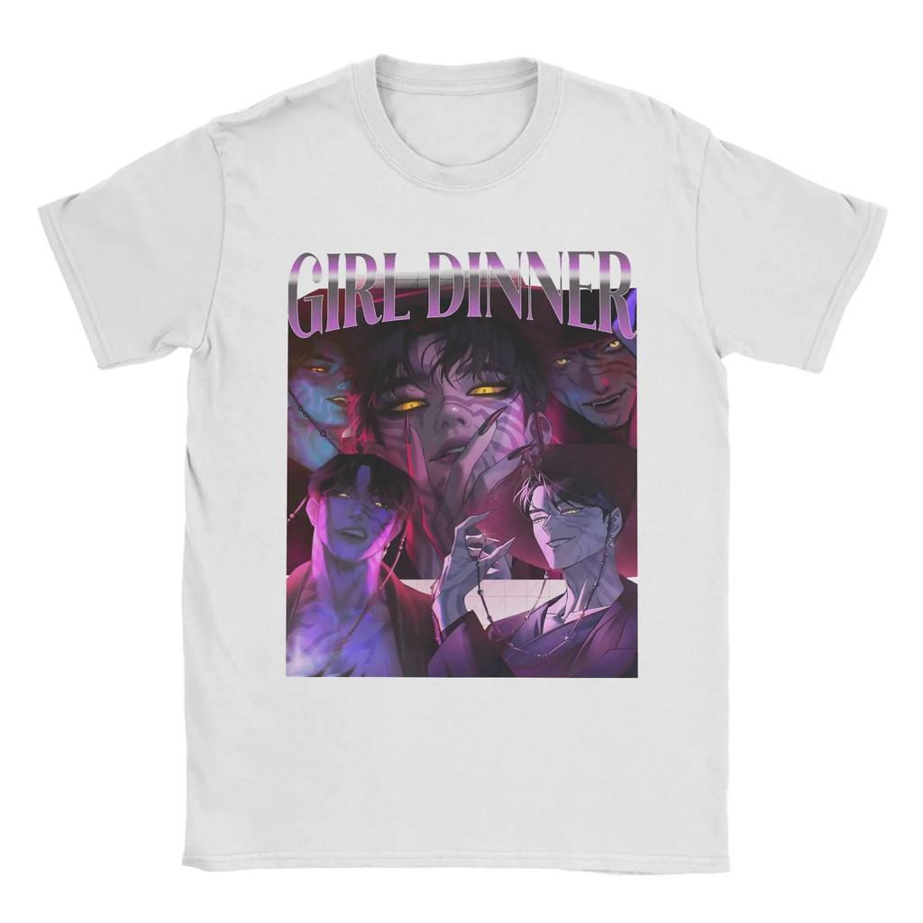 KPop Demon Hunters Girl Dinner Saja Boys Jinu T Shirt Men Cotton Creative T-Shirts Crewneck Tee Shirt Short Sleeve Clothing