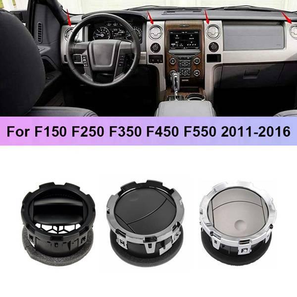 

Suitable for 11-16 Ford F250-F550: Silver Air Conditioning Vent (DC3Z19893BA) None