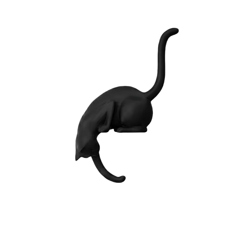 1/2pcs Cute Cat-Shaped Hooks Multi-Purpose Hanging Storage Hook with Handheld Light for Bedroom Livingroom Decor Ornament Hanger