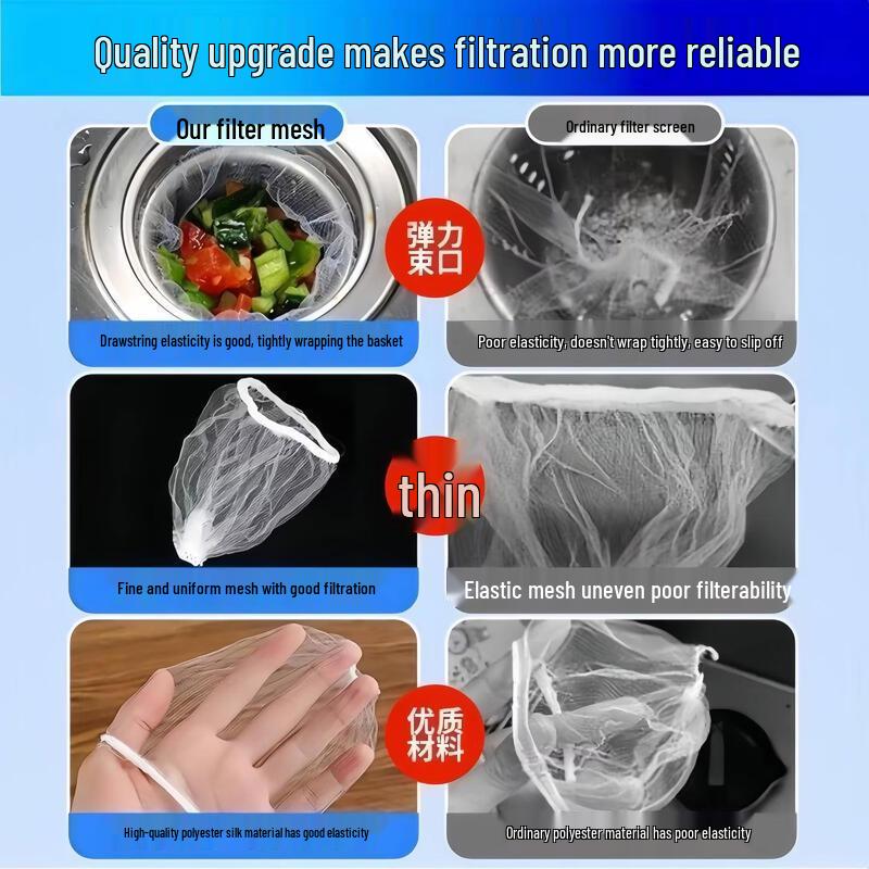 Disposable Kitchen Sink Strainer Mesh Bags